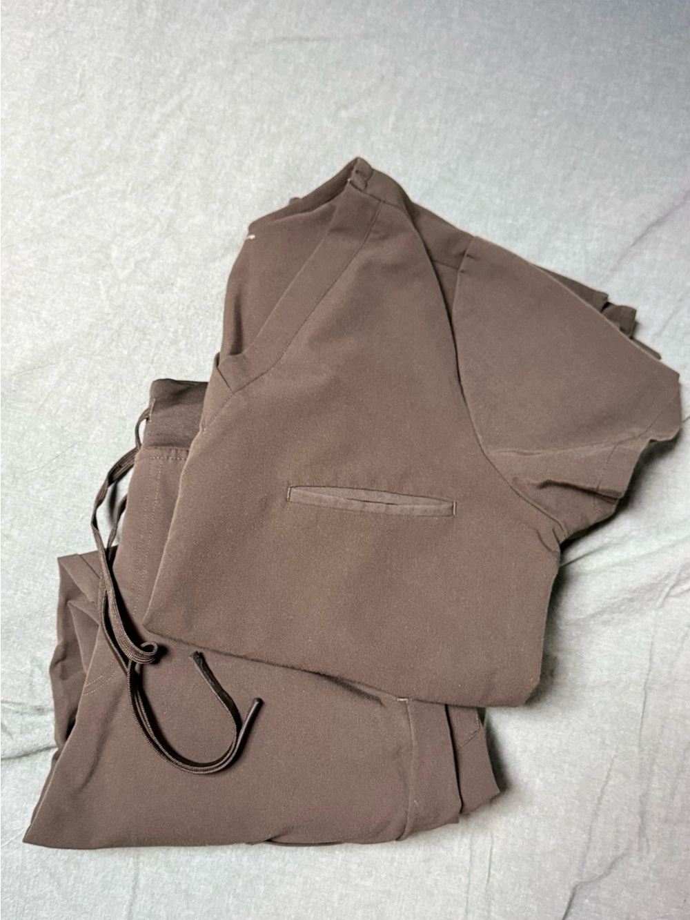 Women's Olive Green XXS Scrub Pants & Top Set